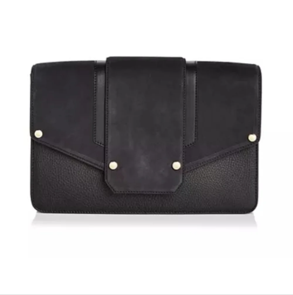 Mackage Effy Nubuck And Leather Black Bag NWT Dust Bag 11.5